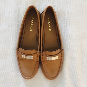 Brown leather leaders.